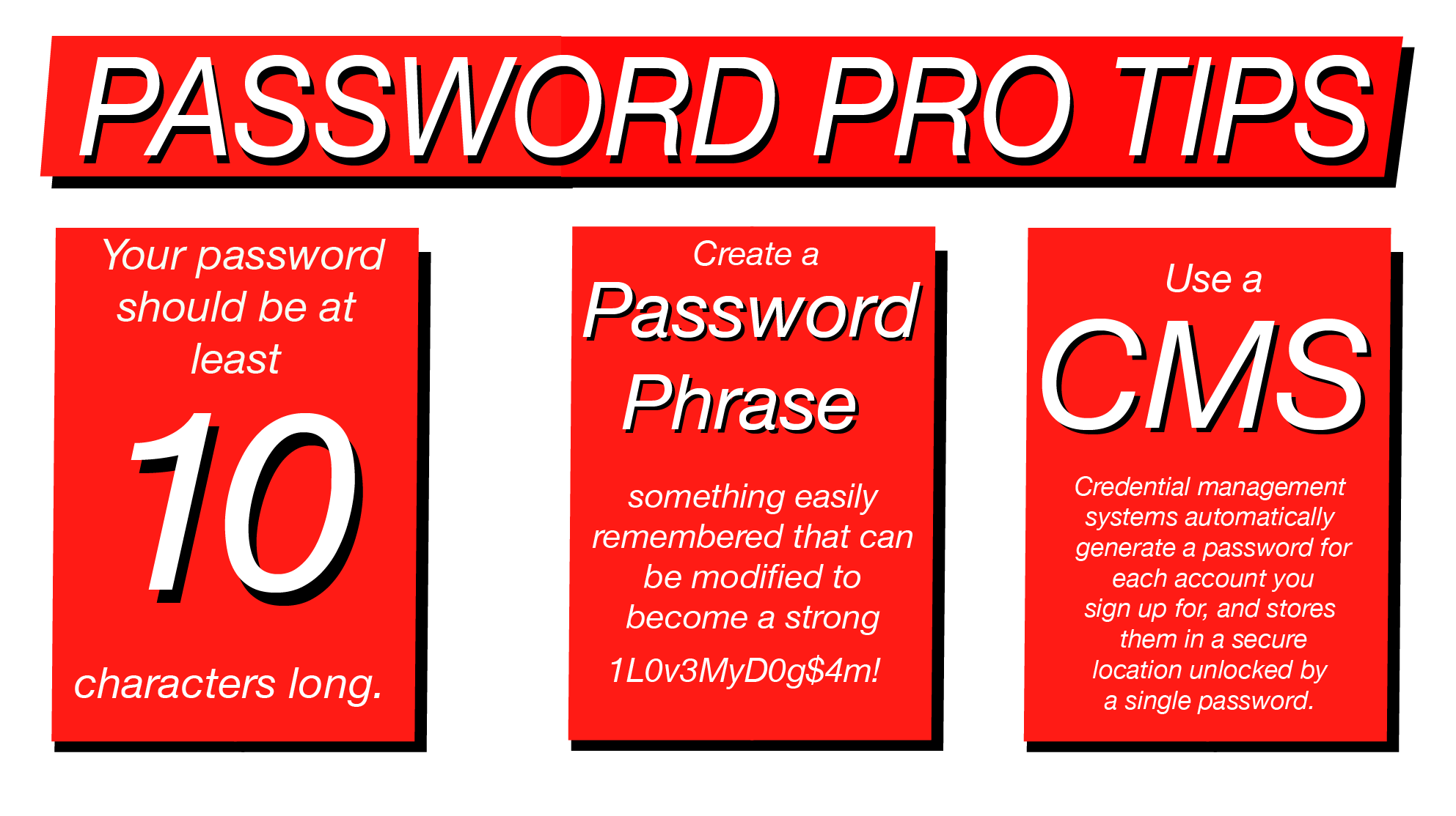 Passwords Pro Tips